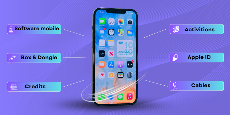 فروشگاه فروش اکتیویشن و ابزارهای تعمیرات موبایل toinja